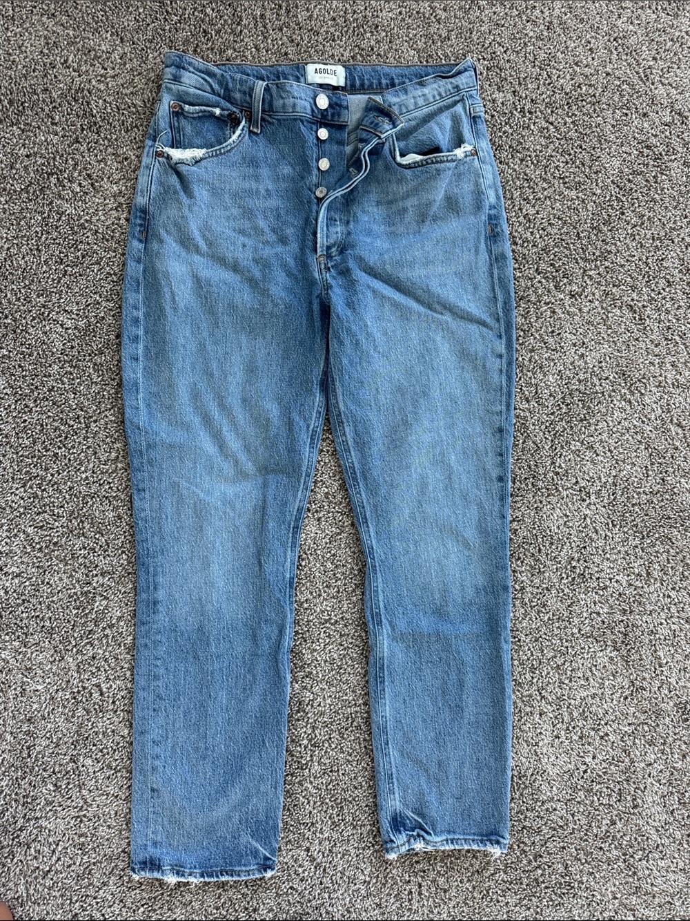 Agolde Riley Long denim